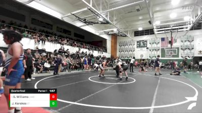 215 lbs Quarterfinal - Sean Williams, Lakewood vs Jacob Kerekes, South Torrance