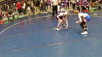 97 lbs Cons. Round 3 - Mac Gubler, Southern Utah Elite vs Kail Frischknecht, Richfield