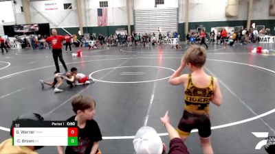 52 lbs Cons. Semi - Carter Brown, Ready RP vs Grayson Werner, Nebraska Wrestling Academy