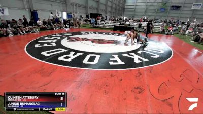 170 lbs Placement Matches (8 Team) - Quinten Attebury, Missouri Red vs Junior Bumanglag, California