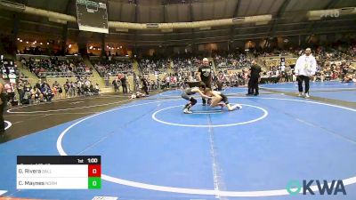 76 lbs Consi Of 16 #2 - Garrett Rivera, Sallisaw Takedown Club vs Colin Maynes, Norman Grappling Club