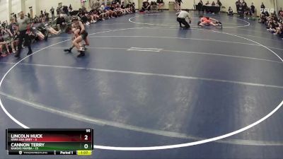 95 lbs Round 2 (6 Team) - Cannon Terry, Kansas Mamba vs Lincoln Huck, Iowa USA Grey