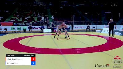 70kg Cons. Semi - Roman Scriba-Podaima, Westsider Wrestling vs Nikola Coles, WAMMA WC