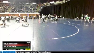 125 lbs Cons. Round 3 - Ethan Sodergren, Moen Wrestling Academy vs Dylan Colleran, Ubasa Wrestling Academy