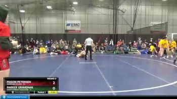 125 lbs Round 5 (6 Team) - Mason Petersen, Nebraska Black vs Parker Graveman, South Dakota Blizzard