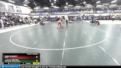 197 lbs Champ. Round 2 - Jake Schmitt, MSOE vs Logan Neitzel, Wisconsin-Stevens Point