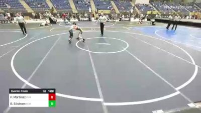 70 lbs Quarterfinal - Patrick Martinez, Pirates vs Beckett Edstrom, Summit Wr Ac