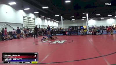 102 lbs Round 3 (8 Team) - Regan Johnson, Minnesota Red vs Braiden Bartlett, Texas