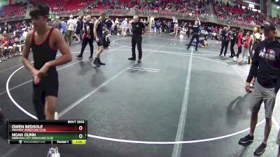 150 lbs Champ. Round 1 - Owen Bedsole, Fremont Wrestling Club vs Noah Dunn, Nebraska City Wrestling Club