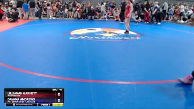 113-120 lbs Quarterfinal - Lillianah Garnett, Washington vs Dayana Andrews, Mat Demon Wrestling Club