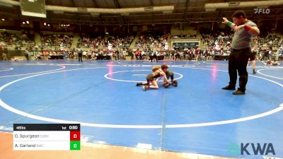 46 lbs Final - Owen Spurgeon, Cushing vs Aidan Garland, Berryhill Wrestling Club