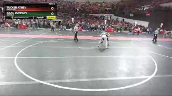 110 lbs Quarterfinal - Isaac Dunnom, Osceola vs Tucker Athey, Green Bay