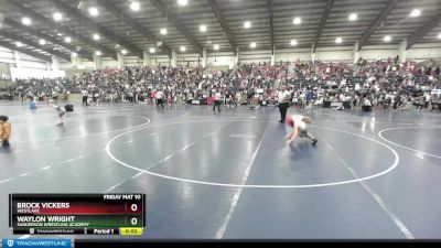 75+ Cons. Round 2 - Brock Vickers, Westlake vs Waylon Wright, Sanderson Wrestling Academy