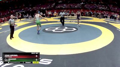 D3-126 lbs Quarterfinal - John Wrobel, Crestwood vs C.J. Graham, Fairland