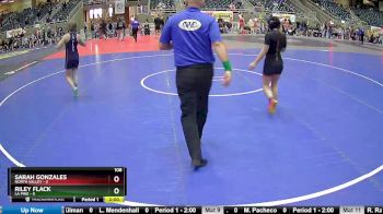 108 lbs Round 2 (4 Team) - Sarah Gonzales, North Valley vs Riley Flack, La Pine