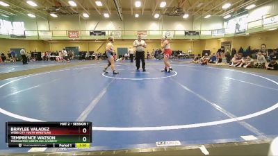 163-180 lbs Round 3 - Temprence Watson, Terminator Wrestling Academy vs Braylee Valadez, Webb City Youth Wrestling