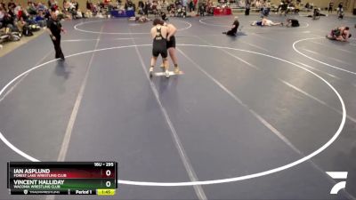 295 lbs Round 5 - Ian Asplund, Forest Lake Wrestling Club vs Vincent Halliday, Waconia Wrestling Club