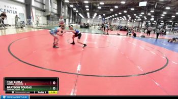 96 lbs Rd# 10- 4:00pm Saturday Final Pool - Braydon Tougas, Team Michigan vs Tigh Coyle, Virginia Hammers