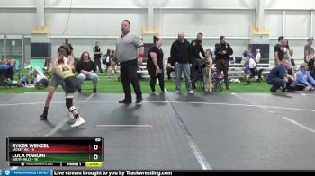 60 lbs Round 5 (6 Team) - Luca Maroni, South Hills vs Ryker Wenzel, Jacket WC