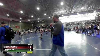 125 lbs Quarterfinal - Logan McNally, Wasatch vs Kyson Standifer, Evanston Elite Wrestling