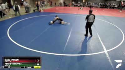 85 lbs Semis (4 Team) - Dane Hanson, F/MCC vs Kenneth Franet, ACGC