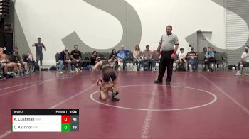 55 lbs Semis & 1st Wrestleback (8 Team) - Kameron Cushman, Roundtree Wrestling Academy vs Cruz Astrino, M2 Blue (NJ)