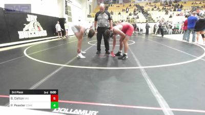 155-B lbs 5th Place - Brodey Peak, Har-Ber High School vs Maxium Gritskan, Coweta JH