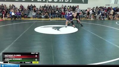 220 lbs Round 3 - Anthony Flores, Susan Moore Hs vs Jordan Mckinney, Corner