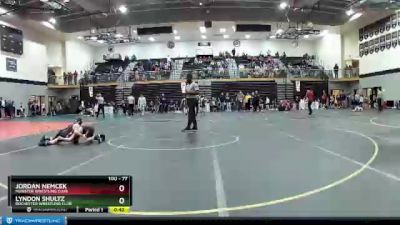 77 lbs Cons. Round 1 - Jordan Nemcek, Munster Wrestling Club vs Lyndon Shultz, Rochester Wrestling Club