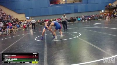 2 - 126 lbs Quarterfinal - Frank Kinzer, Fort Defiance vs Brice Jones, Dan River