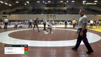 184 lbs Final - Aaron Brooks, Unattached vs Connor Ventura, Colorado School Of Mines