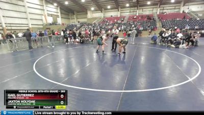 265 lbs 3rd Place Match - Gael Gutierrez, Millard Eagles vs Jaxton Holyoak, Canyon View Falcons