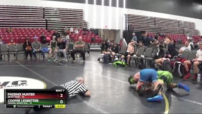 139 lbs Round 2 (8 Team) - Phoenix Hunter, Beast Mode vs Cooper Ledbetter, Minions Green (GA)