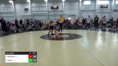 125 lbs Pools - Isaiah Andrews, Black Iron Society vs Todd Bush, Ares W.C. (MI)