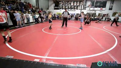 70 lbs Quarterfinal - Grady Tackett, Collinsville Cardinal Youth Wrestling vs Braxton Zibell, Dark Cloud Wrestling Club