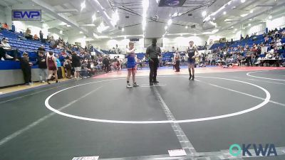 96 lbs Consolation - London McGinnis, Team Tulsa Wrestling Club vs Jamison Hughes, R.A.W.