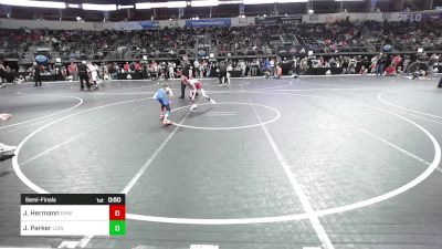 60 lbs Semifinal - Jackson Hermann, Greater Heights Wrestling vs Jackson Parker, Lions Wrestling Academy