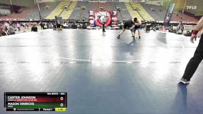 285 lbs Round 5 - Carter Johnson, Gorilla Wrestling Club Inc vs Mason Hinrichs, Iowa