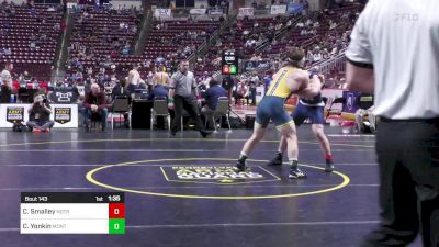 215 lbs Round Of 16 - Connor Smalley, Notre Dame GP vs Cole Yonkin, Montoursville