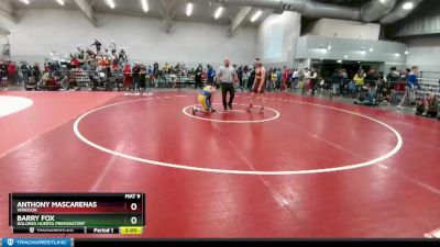 138 lbs Champ. Round 1 - Anthony Mascarenas, Windsor vs Barry Fox, Dolores Huerta Preparatory