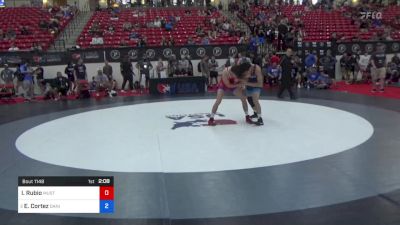 60 kg Rnd Of 16 - Isaiah Rubio, Mustang Wrestling Club vs Elijah Cortez, Daniel Cormier Wrestling Club