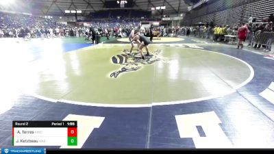 190 lbs Round 2 - Alijah Torres, Askeo International Mat Club vs Jaysen Ketzbeau, Washington