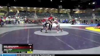 285 lbs Round 1 (4 Team) - Reid Abrahamson, 6A Mountain View vs Nate Shea, 6A Sandy