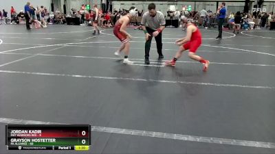 100 lbs Round 2 (4 Team) - Grayson Hostetter, PA Alliance vs Jordan Kadir, Mat Warriors Red