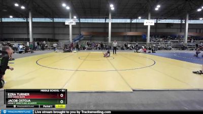 90 lbs Champ. Round 1 - Ezra Turner, East Idaho Elite vs Jacob Ostoja, Legacy Wrestling Academy