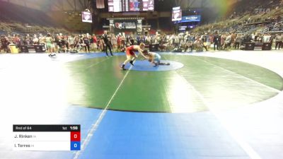 120 lbs Rnd Of 64 - Jayden Rinken, Iowa vs Isaiah Torres, Hawaii