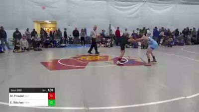 90 lbs Consi Of 4 - Mason Friedel, Delta vs Ethan Ritchey, York