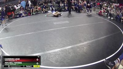 65 lbs Semis & 1st Wrestleback (8 Team) - Mitchell Waters, Kansas Anaconda vs Cameron Lizak, Team Texas Red