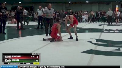 125 lbs Cons. Semi - Andre Gonzales, Ohio State vs Brady Koontz, Ohio State