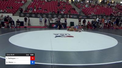 65 kg Cons 16 #1 - Lorenzo Gallegos, Sjf/hac vs Nick Meza, Valiant Wrestling Club